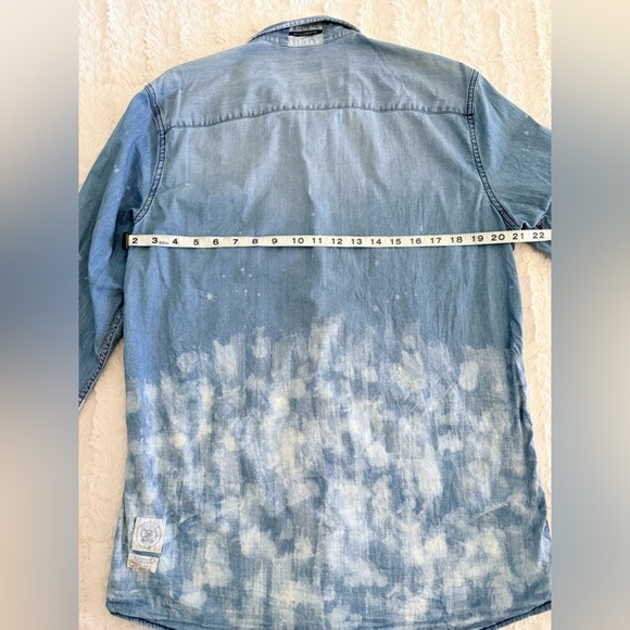 Buffalo David Bitton Gradient Denim Shirt - Picture 6 of 7